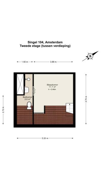 Floor Plan 11 - Singel 104 A