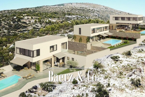 photo 2 Seget Vranjica, luxurious villa in process of construction with a stunning view