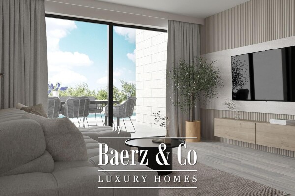 photo 3 Krk, luxury apartment in a new building, center of Njivice, first row to the sea NKP 140 m2