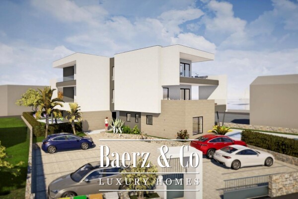 photo 10 Krk, luxury apartment in a new building, center of Njivice, first row to the sea NKP 140 m2