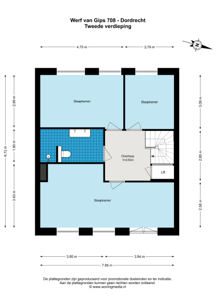 Floor Plan 3 - Werf van Gips 708