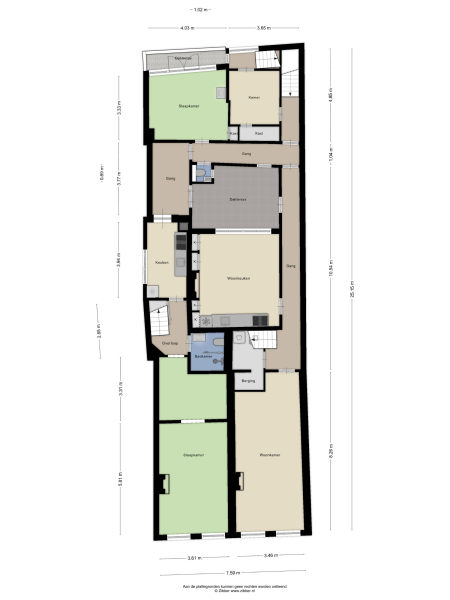 Floor Plan 2 - Dwars Koornbrugsteeg 8