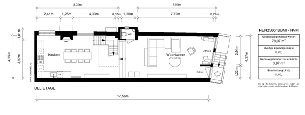 Floor Plan 1 - Herengracht 423