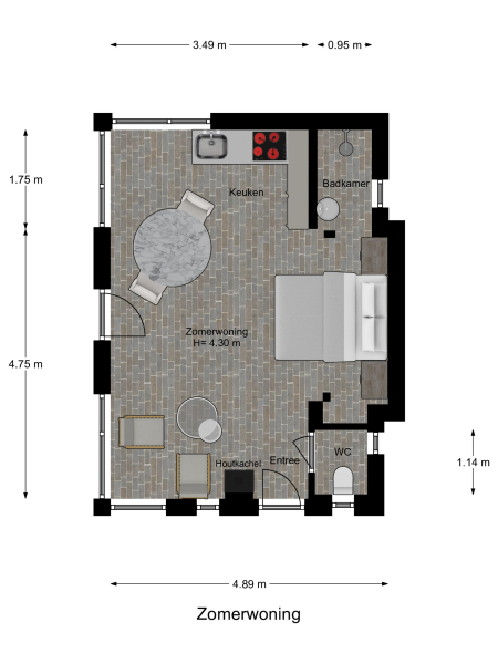 Floor Plan 5 - Eeuwigelaan 17