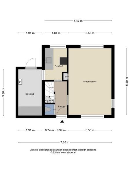 Floor Plan 1 - van Beekstraat 134