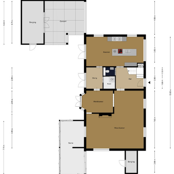 Floor Plan 1 - Diepenbrockstraat 11
