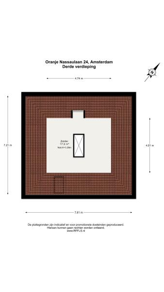 Floor Plan 9 - Oranje Nassaulaan 24
