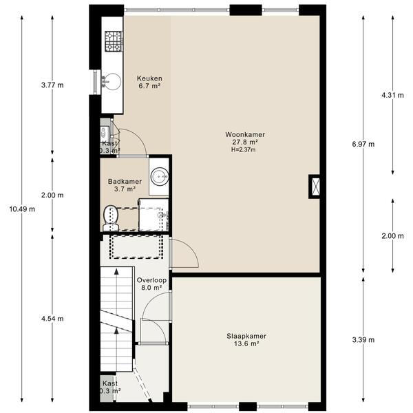 Floor Plan 2 - Prinsengracht 570 1