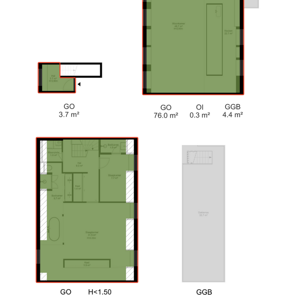 Floor Plan 9 - Da Costastraat 33 3